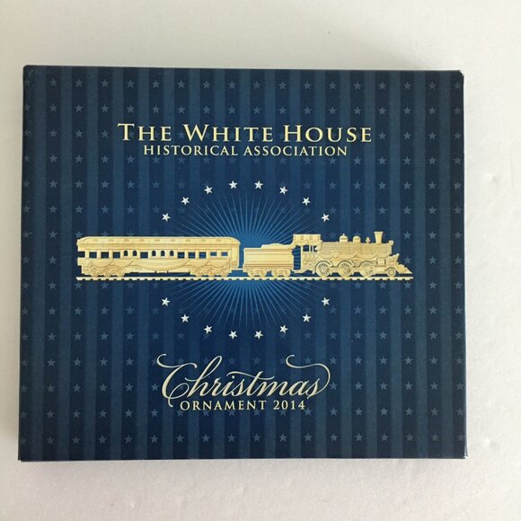 2014 White House Historical Association Christmas Ornament Train NEW! - Picture 3 of 13